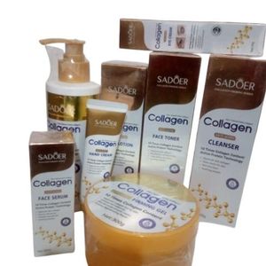 SADOER Complete Collagen Anti-Aging & Firming Facial & Body Skincare Set