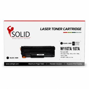 Solid Laser Toner Cartridge – W1107A 107A