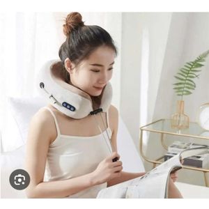 AD GALAXY Classic Electric Neck Massaging and Relaxing Pillow - Multicolor 