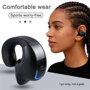 1 pc Open-Ear Clip-On Bluetooth Headphones, Wireless Earbuds with Bluetooth 5.3, Hi-Fi Stereo Sound, IPX4 Waterproof, Lightweight, Comfortable Headset for Sports, Running & Workouts