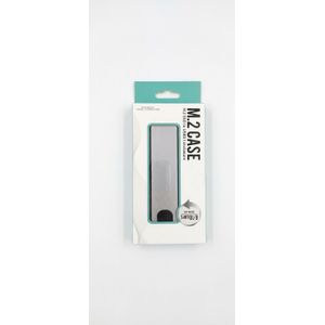 M.2 SSD External Enclosure Case - High-Speed USB 3.1 (6/10 Gbps) - Silver