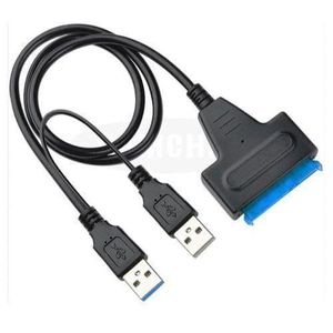 USB 3.0 to SATA Hard Drive Adapter Cable – SSD Converter - Black