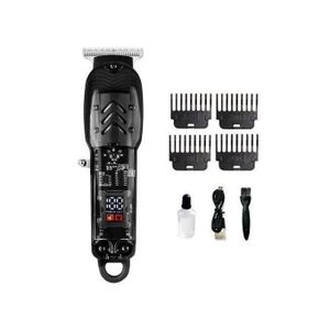 MATIHO MATIHO LCD Digital matiho hair clipper - Unisex, Black/Blue haircut machine, 0.24 kg, Acute 45° Blades, USB shavers 
