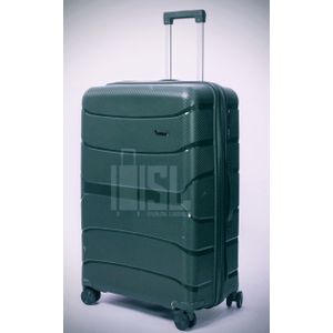 3in1 unbreakable pp travelling suitcase- Army Green