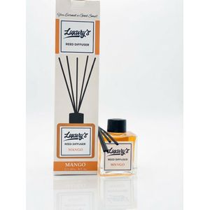 Luxury Mango Reed Diffuser – Long-Lasting Tropical Home Fragrance Set with Fibre Sticks (120ml / 4 fl. oz)