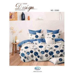 Elegant Bedsheets King-size 1 Bedsheet 3 pillow cases (4pcs) -Multi