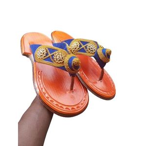Contemporary Native Sandals (Ahenema) - Multicolored