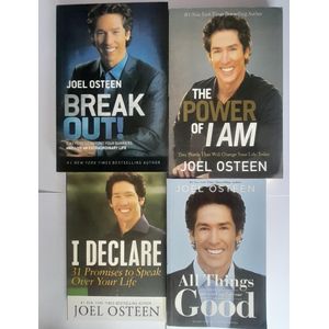 Newton Joel Osteen 4 books coll./BreakOut, The Power of I am, I Declare and All things are working for your Good