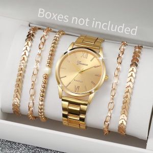 7 in 1 Women Watch Bracelet Set Watches Ladies Wristwatch Quartz Watches