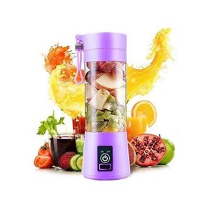 Portable Blender, Personal Size Blender for Juice, Shakes and Smoothies, Wireless Charging with Four Blades, Mini Travel Bottle for Blender, Size: 82*