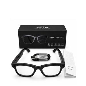 Ai Smart Glasses with Bluetooth 5,4 HD Camera Open - ear Audio, voice Assistant , Music and head free calling - Black
