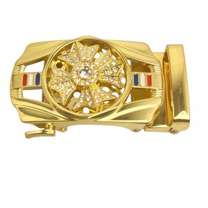 GALUIN Agate and gemstone automatic buckle belt buckle, 3.5mm rhinestone inlaid belt buckle