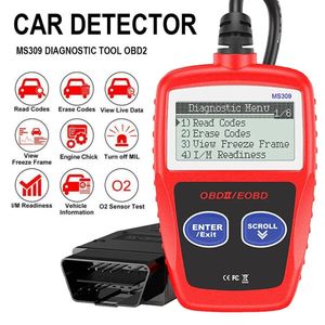 MS309 Automotive Code Reader OBD2 Scanner D-iagnostic Tool Car Check Engine Fault