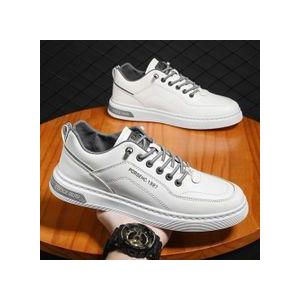 EASYPIE Men's Urban Black Sneakers - White