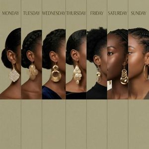 Women's Gold Statement Earrings Assorted Designs Daily Wear Single Piece Sold Separately