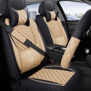 High Quality 5 Seat Universal Covers - Beige/Black