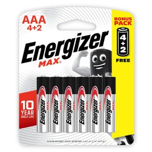 Energizer MAX AAA Alkaline Batteries - (6 Bonus Pack)