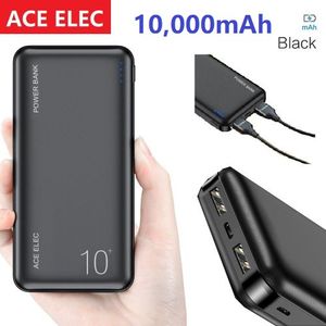 Ace Elec Power Banks 10000 MAh Utra Slim Portable Fast Charger