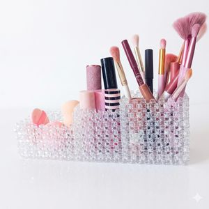 Beads THREE IN ONE TABLE ORGANIZER IN WHITE