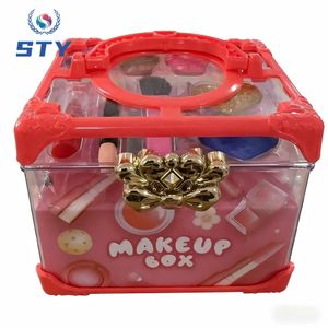 STY Children's Makeup Box (3+ Yrs) Washable Kids Cosmetic Toys Simple Makeup Box Toy