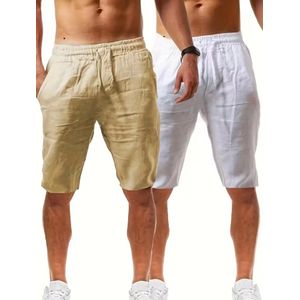 COOFENRISY 2 pieces Men'S Casual Summer Shorts