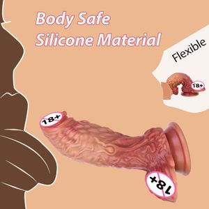 Jiu Ai Soft Silicone Dildo Vagina Clitoris Sucker Female Couple Sex Toy