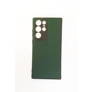 Samsung Leather Back Cover Case for Galaxy S22 ULTRA Color Green 