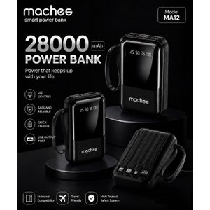 Maches 28000 mah portable power bank 