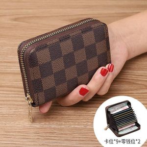 20 Card Slots RFID Blocking PU Leather Portable Business Casual Card Wallet