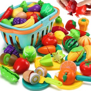 17-piece mini realistic food children's pretend play toy set