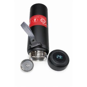 1 liter vacuum flask black 