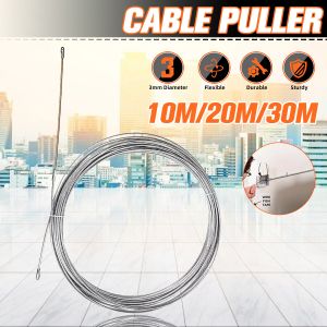 4mm 20m Wire Rope Puller Electrical Spring Wire Threader Fish Tape Fastener Cable  Wire Puller Tool - China Wire Rope Puller, Wire Cable Puller