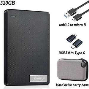 Portable External Hard Disk 320 GB USB3.0 High Speed Handcrafted Fabric Surface