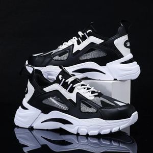 AIDAILU Men's Comfortable Sneakers Casual Outdoor Shoes Lightweight Sports Shoes - Black