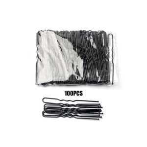 100Pcs 2.4" Girls Hairpin Women Hair Clip Headwear - Black