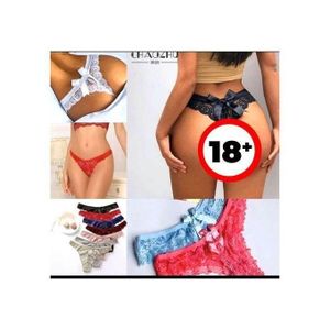 Fashion Sexy Seductive Open Front Ladies G-string Panties - 4 Piece