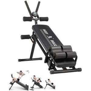 Abdominal boards, Multifunctional Home Waist And Abdomen Machine Sit Up Bench Exercise Abdominal Dumbbell Bench Exercise Gym Fitness Equipment (Black)