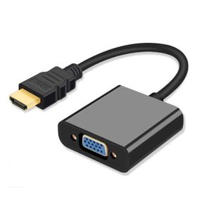 HDMI Male to VGA Female Adapter - Black