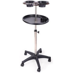 Storage Cart Beauty Salons Supplies Hair Coloframe,Dye Holder,Dyeing Dish Rack,Utility Vehicle Hair Dyed Perm Height Adjustable Tool Trolley 