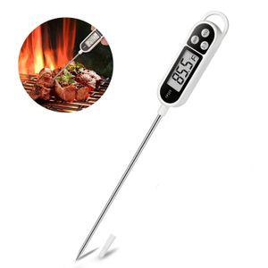 ShebSheb Digital Food Thermometer TP300, Instant Read Meat Thermometer for Cooking, BBQ, Grill, Oil & Candy, 6‑Inch Stainless Steel Probe, -50°C to +300°C, Fast & Accurate for Kitchen and Outdoor Use