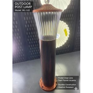 Zipy WL-102 Outdoor Post Lamp