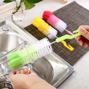 GALUIN This 3-piece bottle cleaning brush set is suitable for water bottles, cups, teapots, baby bottles, etc.
