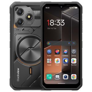 Blackview FORT 100 Rugged Waterproof Smartphone - 6.56" - 8GB RAM + 128GB ROM - 16MP Rear / 13MP Front - 5000 mAh - Android 16 - NFC - Cosmic Black