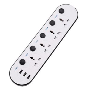 Switchable Standard Power Strip with USB Ports and Multiple Fast Charging Ports for Home Use