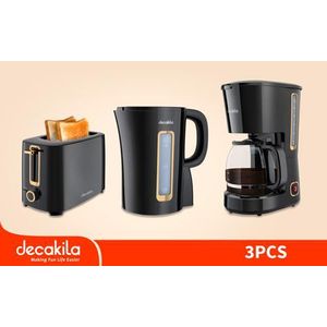 Decakila KECF005B 3Pcs Kitchen appliances set-Black