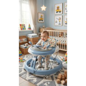 Little Captain Explorer Baby Walker - Blue