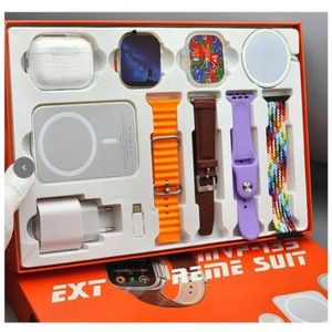 Smartwatch MVP-135 Xtreme Pack – 12-in-1 Smart with FREE MagSafe, Airrpods - Black
