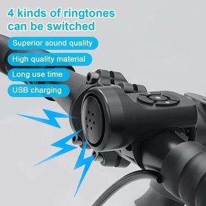 Bicycle electronic bell horn bicycle handlebar bell riding warning