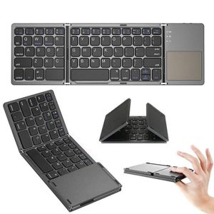 B033 Foldable Bluetooth Keyboard-Black