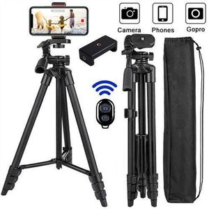 Foldable Tripod, Bluetooth Remote for Selfie, Live & Travel Use